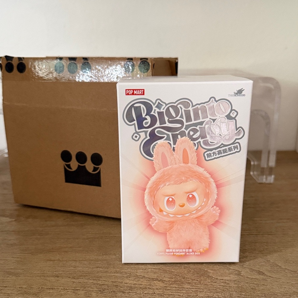 Pop Mart Big Into Energy Labubu Collectible SERENITY NWT